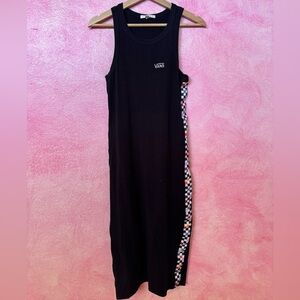 Vans checkered midi dress